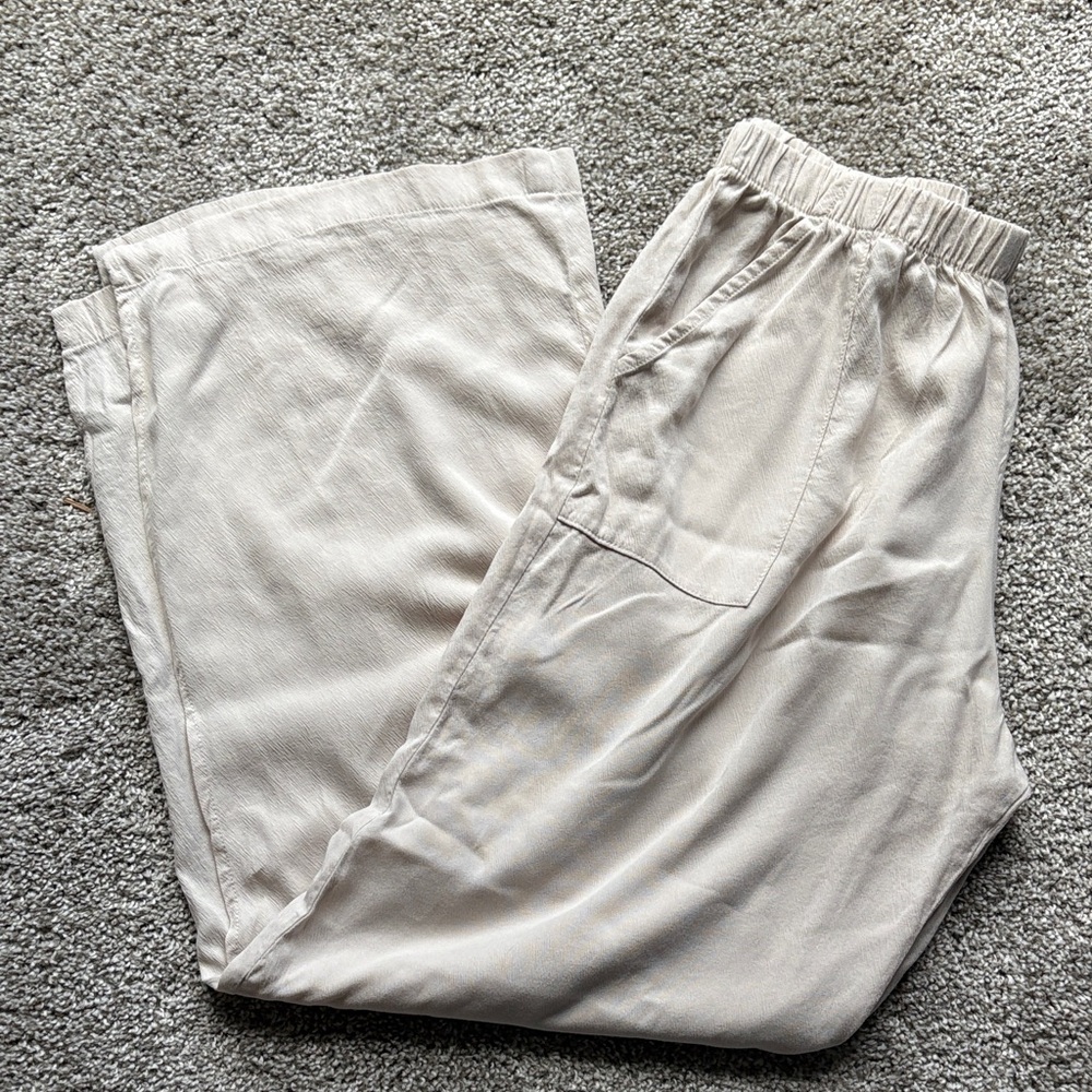 Natalie busby chill pants. Xl. Oyster color. Tencel viscose